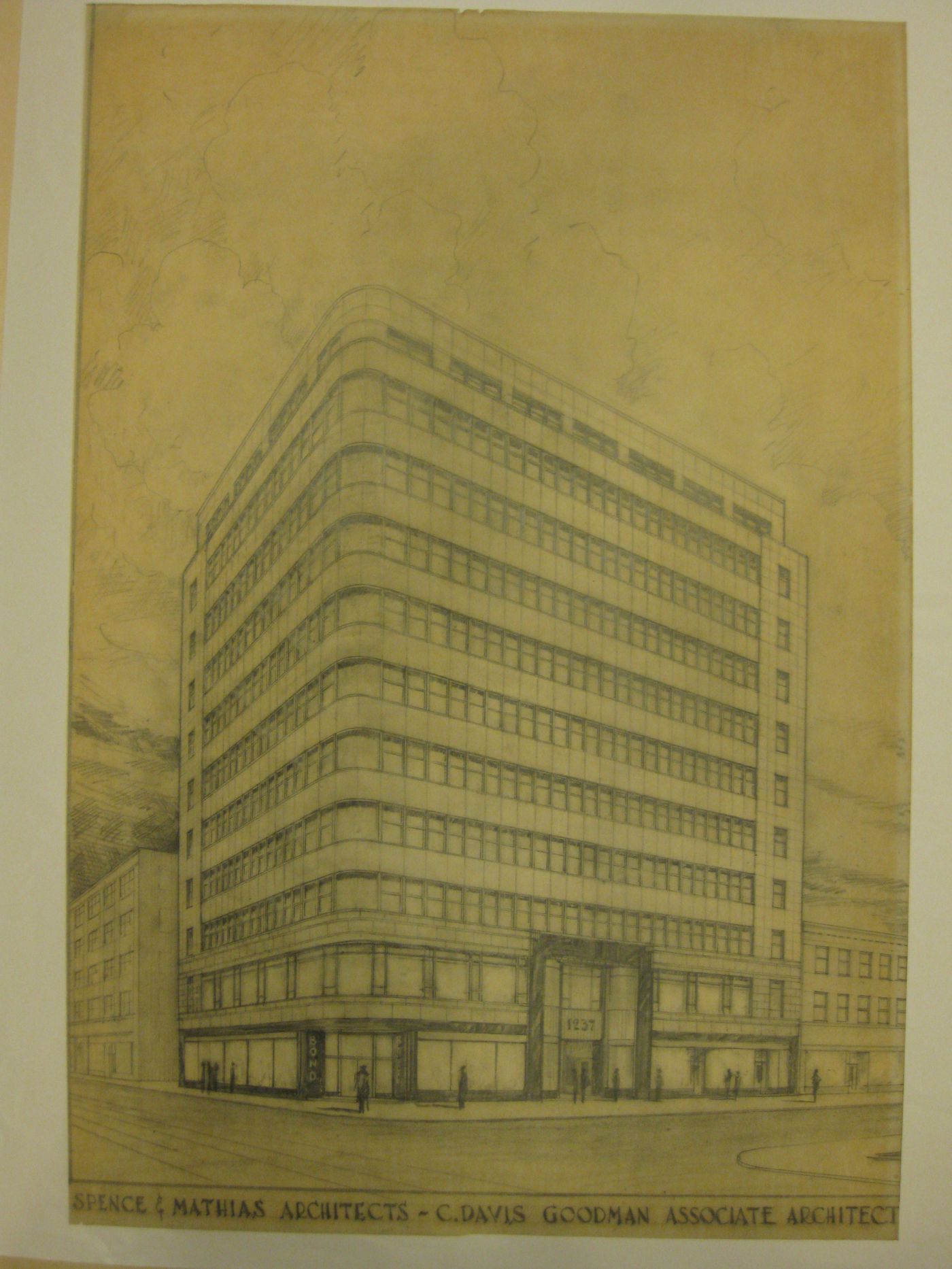 Perspective of the Philips Square Building, Montréal, Québec