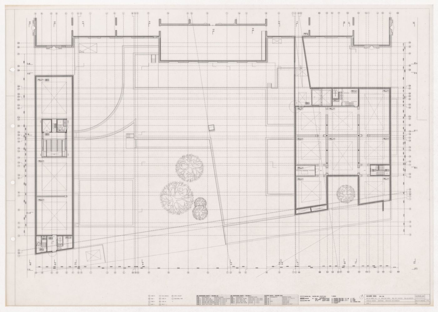 Level two plan for Renovação e extensão do Museu Stedelijk, Amsterdam, the Netherlands