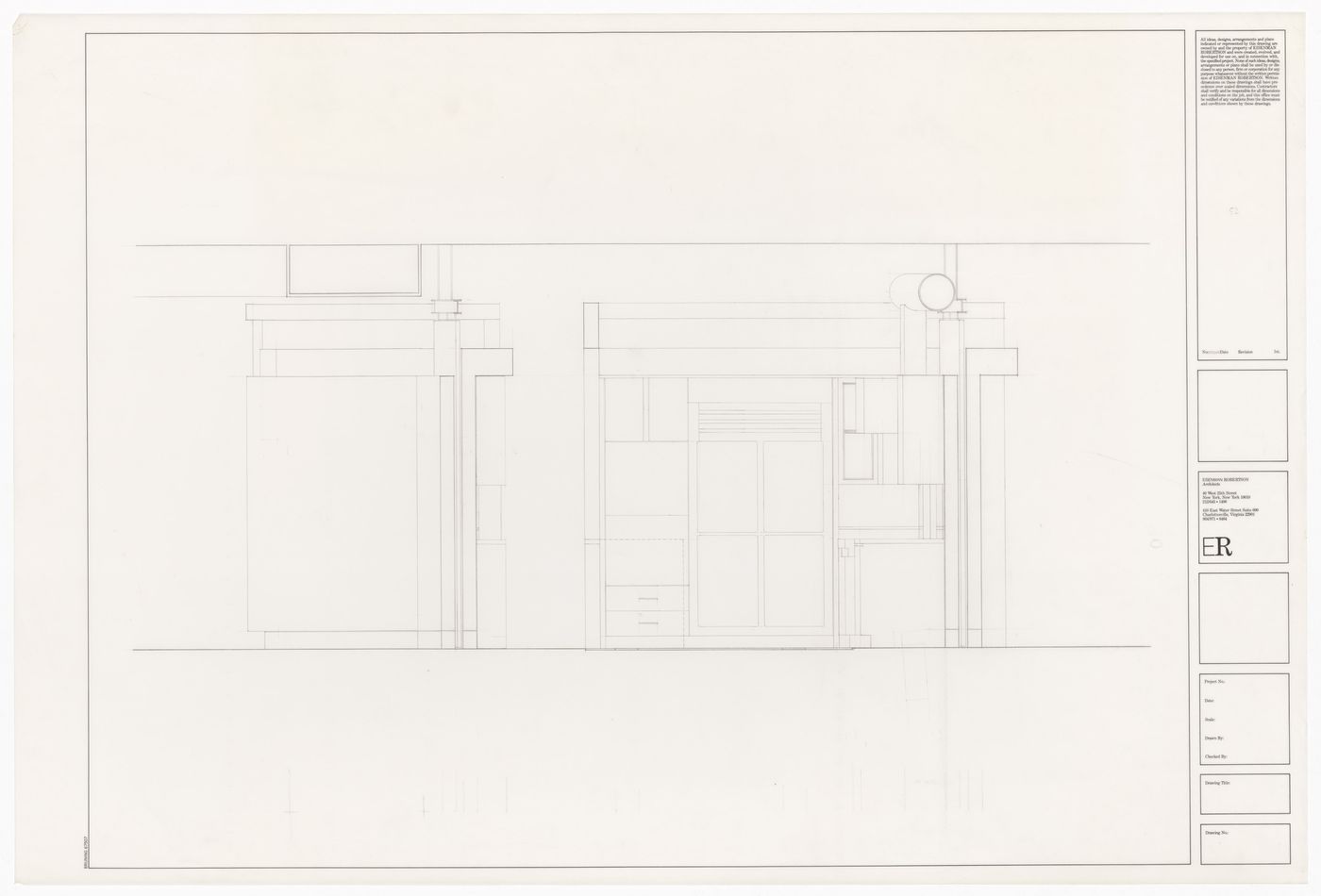Sections for Fuller Toms Loft, New York, USA