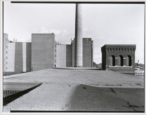 View of the roofs the Northern Electric Company Building and the Belding Corticelli Spinning Mill, Montréal, Québec