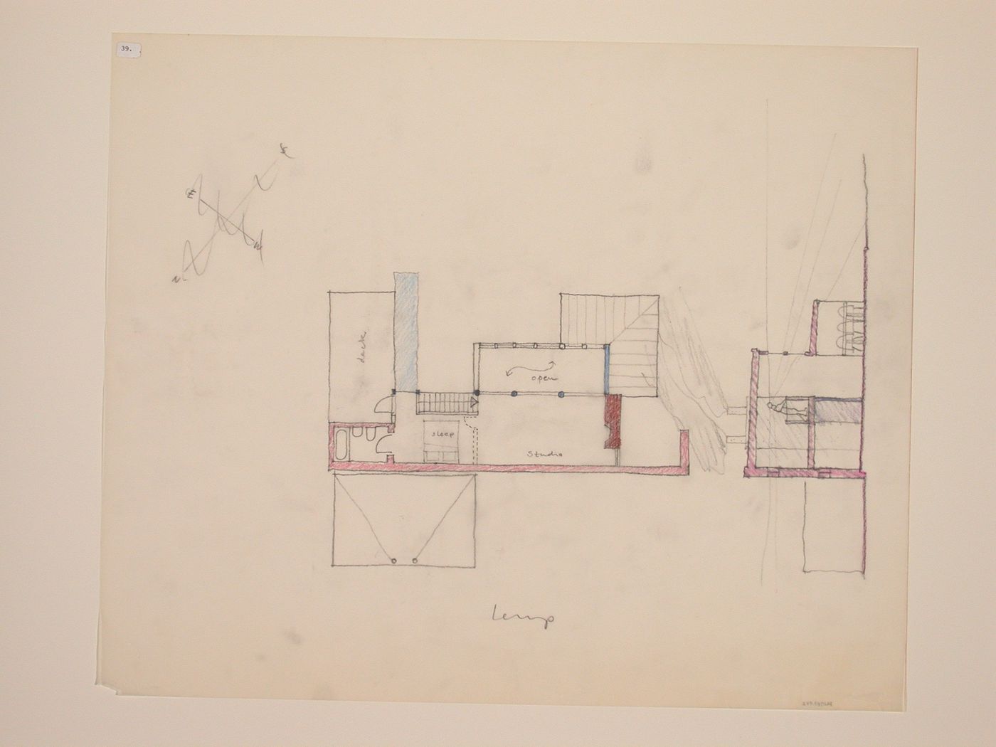 The Nofamily House - plan 2 &section