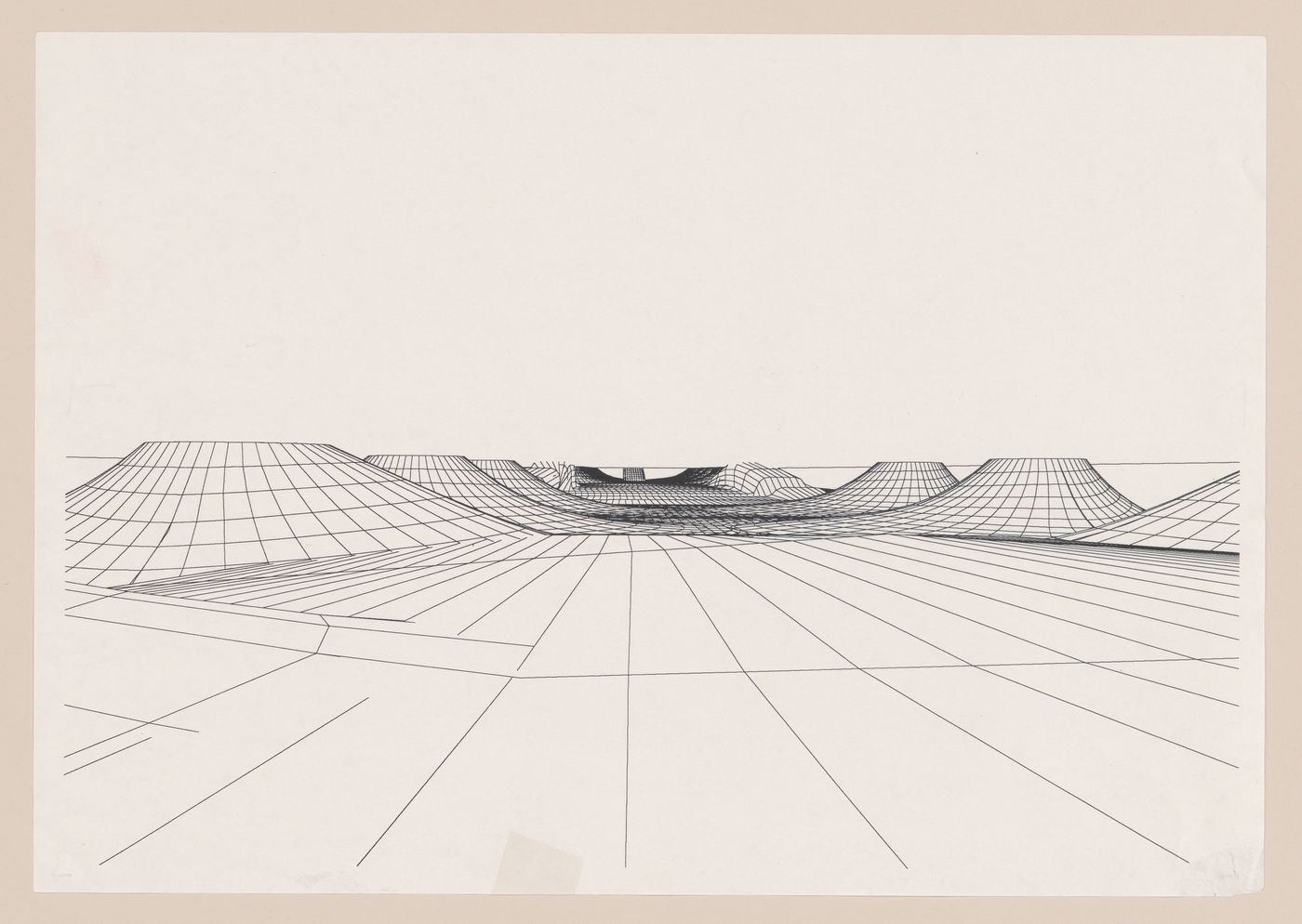 Perspective for Yokohama International Ferry Port Terminal