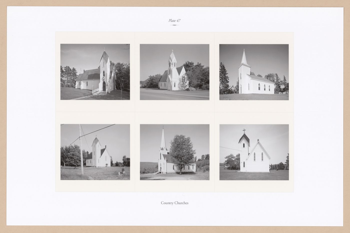 Plate 47: Country Churches, from the portfolio, A Nova Scotia Archive