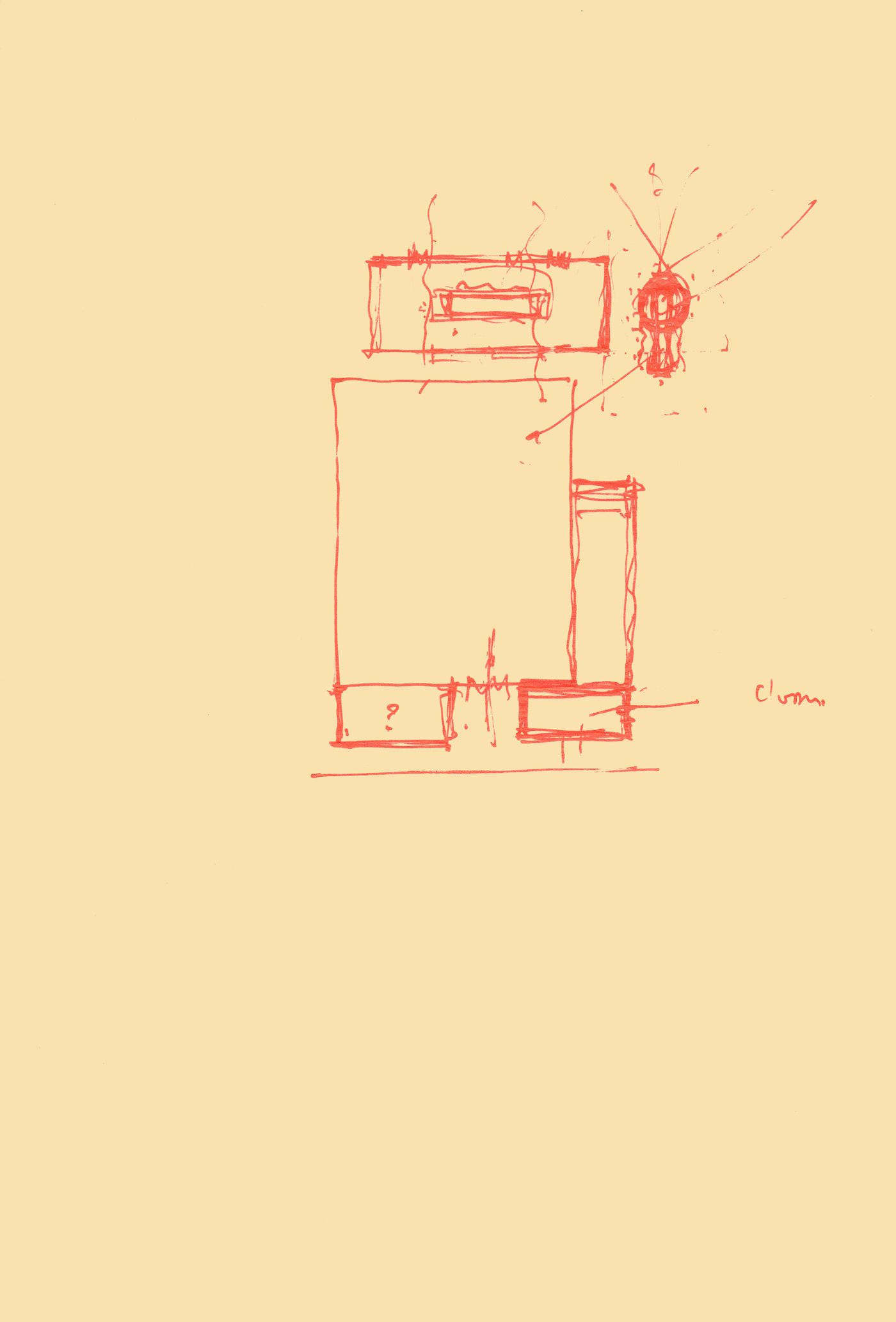 House in Chennai : sketch