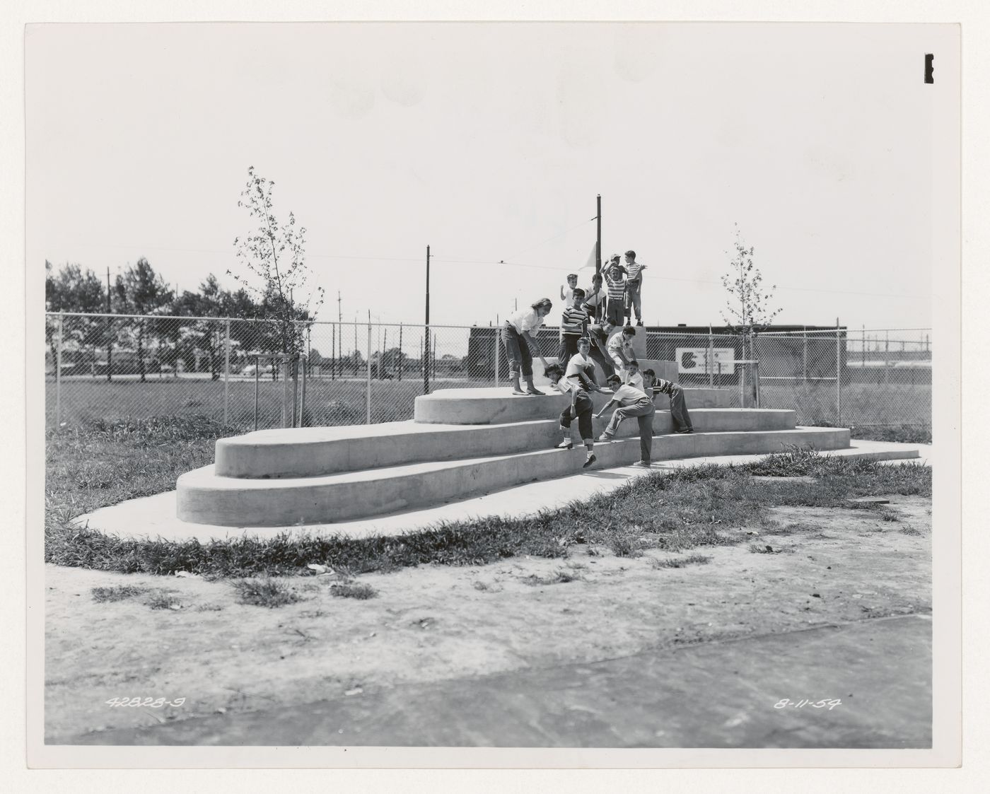 View of Recreational area, 18th and Bigler Streets, Philadelphia, Pennsylvania