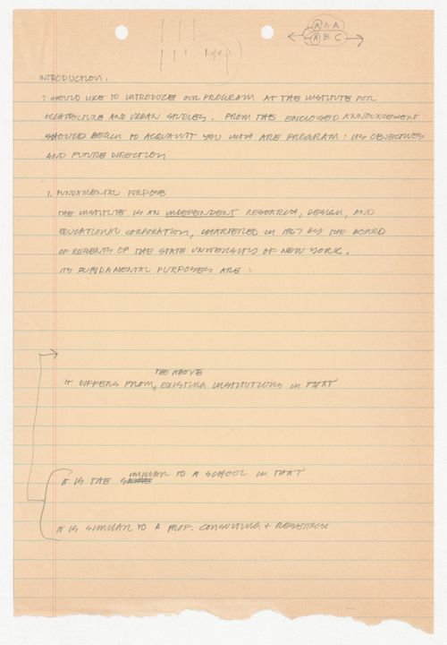 Notes for letter for requesting donations