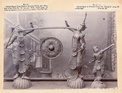 View of a stand, F. Beato Limited, C Road, Mandalay, Burma (now Myanmar)