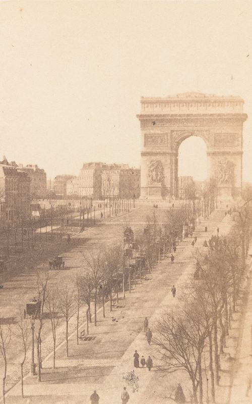 Plate from album ''Buildings, parks and streets of Paris, Versailles and environs, France''