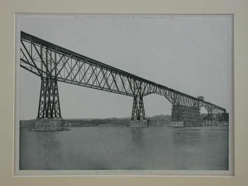 Le Rond. Les Travaux Publics de l'Amerique Du Nord. Pont de Poughkeepsie.