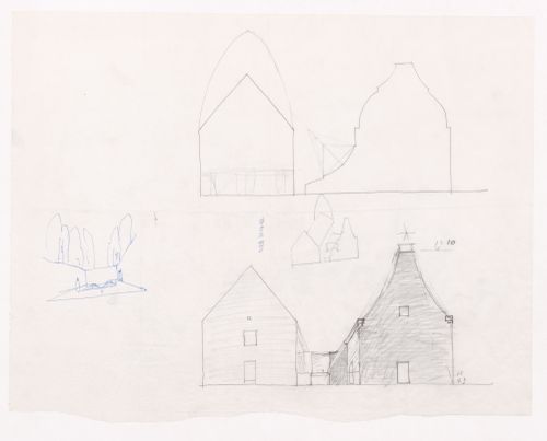 Sketch perspectives for Plano de Doedijnstraat, The Hague, Netherlands