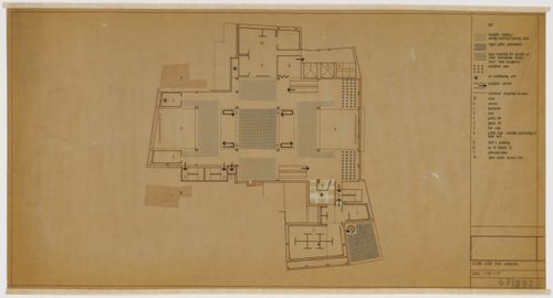 Plan of second floor, Oxford Corner House, London