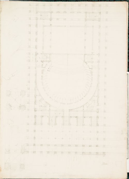 Plan for a theatre