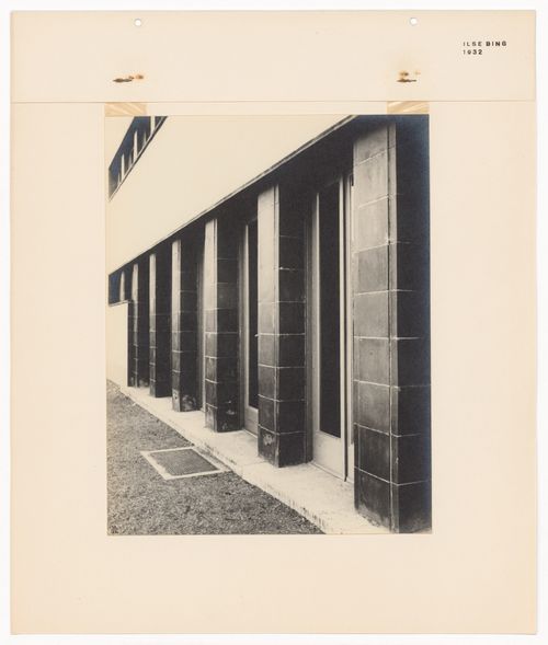 View of French doors, Mannheim Altersheim [home for the aged], Mannheim, Germany