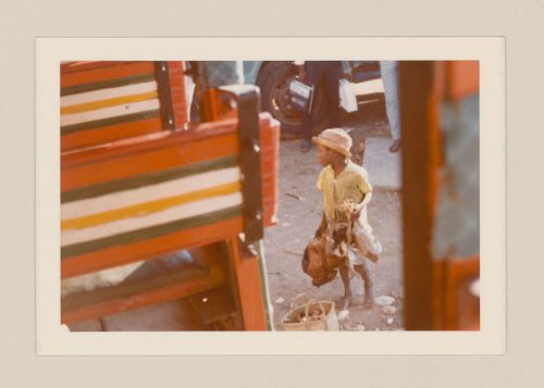 Child in the street, Haiti