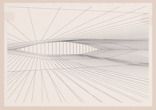 Perspective for Yokohama International Ferry Port Terminal