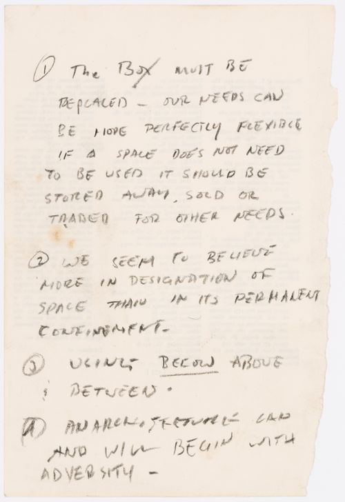 Notes on Anarchitecture