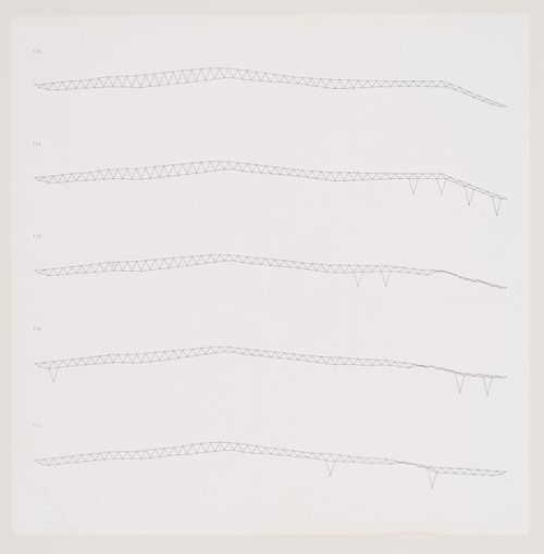 Space frame sections (Y11-Y15), Odawara Municipal Sports Complex, Odawara, Kanagawa, Japan