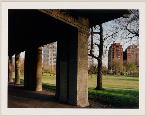 Viewing Olmsted: View of Walkway on south part of island, Jackson Park, Chicago, Illinois