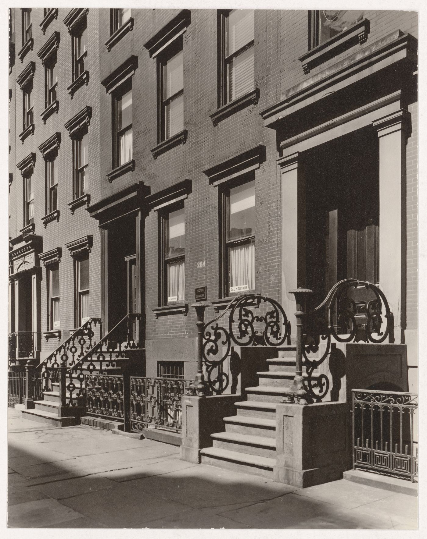 Façade of No. 294 East Broadway, New York City, New York