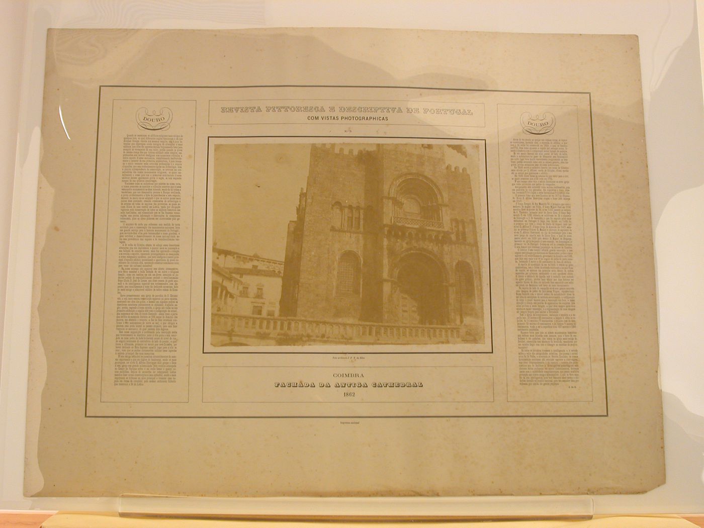 Plate from portfolio ''Revista Pittoresca e Descriptiva de Portugal com Vistas Photographicas''