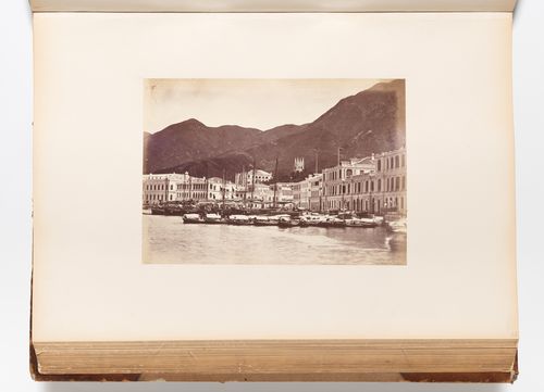 View of the Praya and harbour, Hong Kong (now Hong Kong, China)