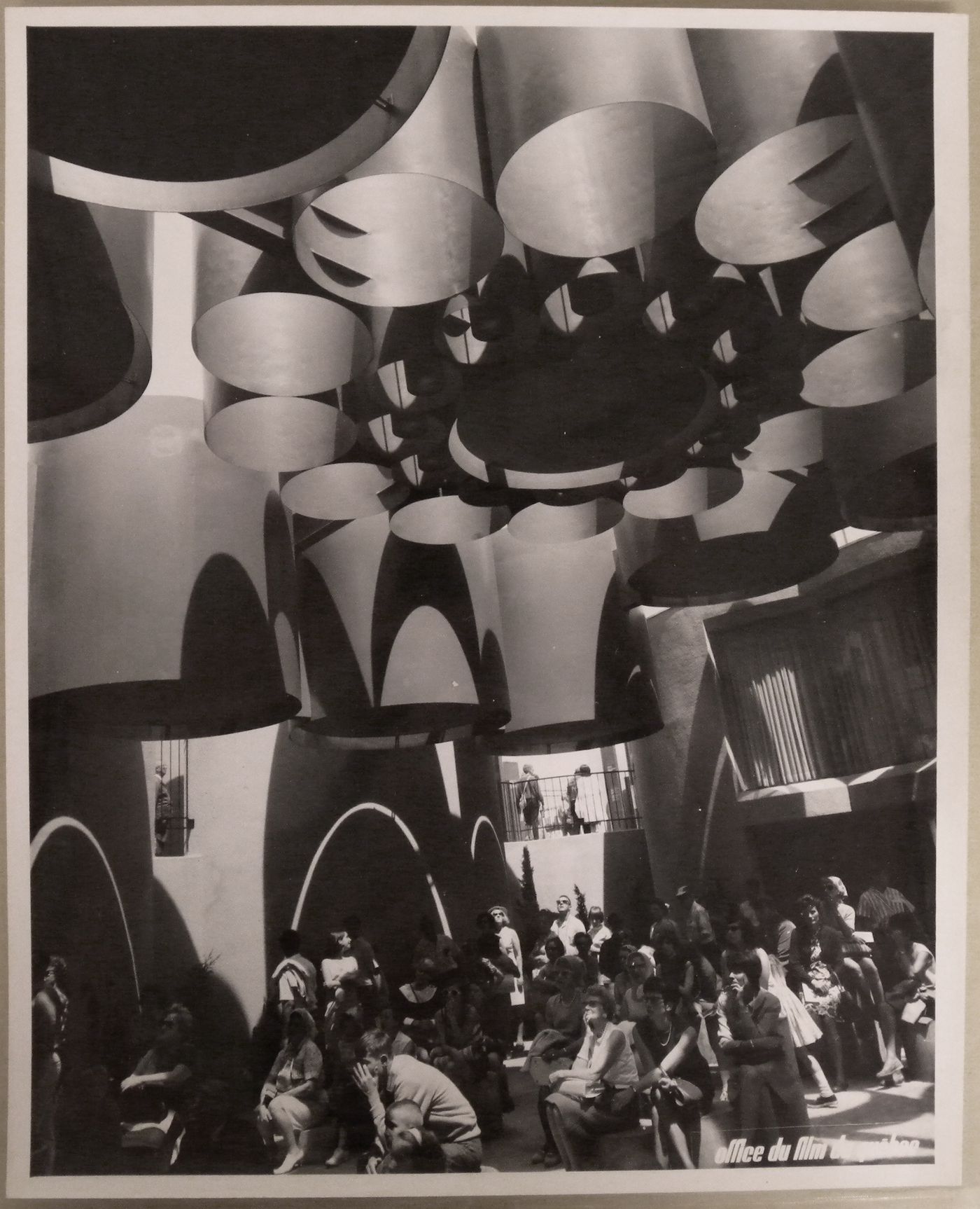 View of the Pavilion of Monaco's ceiling, Expo 67, Montréal, Québec