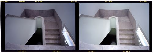 Negatives of built project, Edifício de Escritórios Ferreira de Castro, Oliveira de Azeméis, Portugal