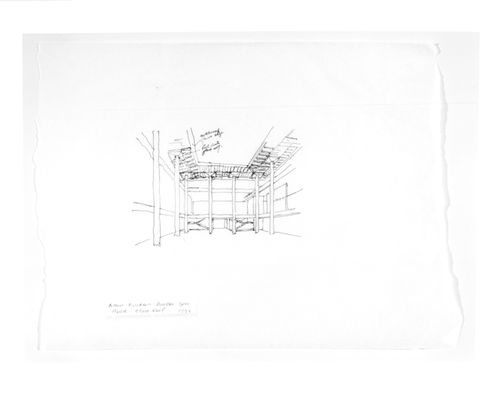 Interior perspectives for the Spec House for Bruce Dunbar, Maui, Hawaii