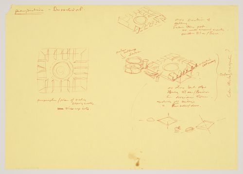 Nordrhein-Westfalen Museum, Dusseldorf, Germany: sketches