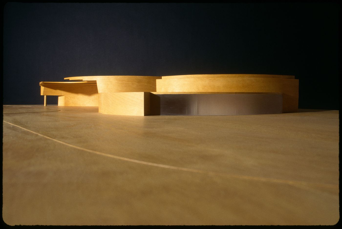 View of model for Posto de abastecimento da SACOR, Matosinhos, Portugal