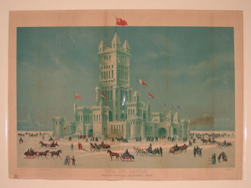 The Ice Castle - Winter Carnival Montreal 1880 (supplement Montreal Star Carnival Number)