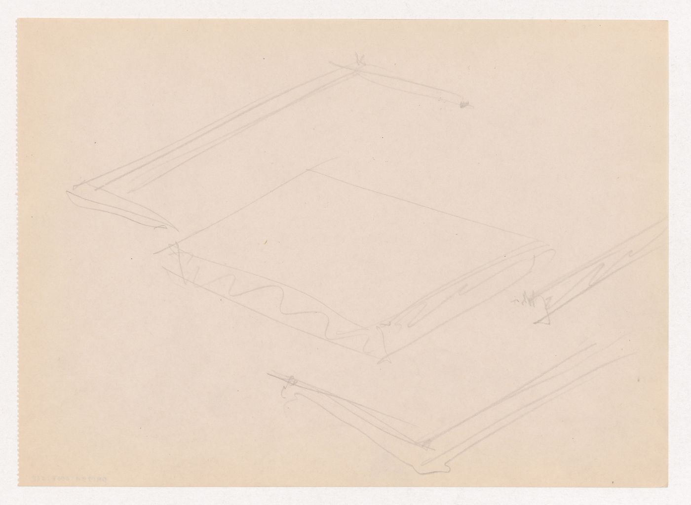 Axonometric sketch for Museum for a Small City