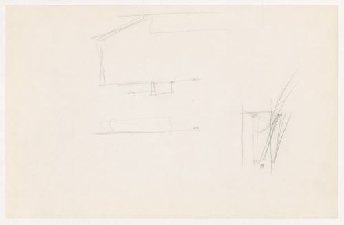 Unidentified sketches, possibly for the Metallurgy Building, Illinois Institute of Technology, Chicago