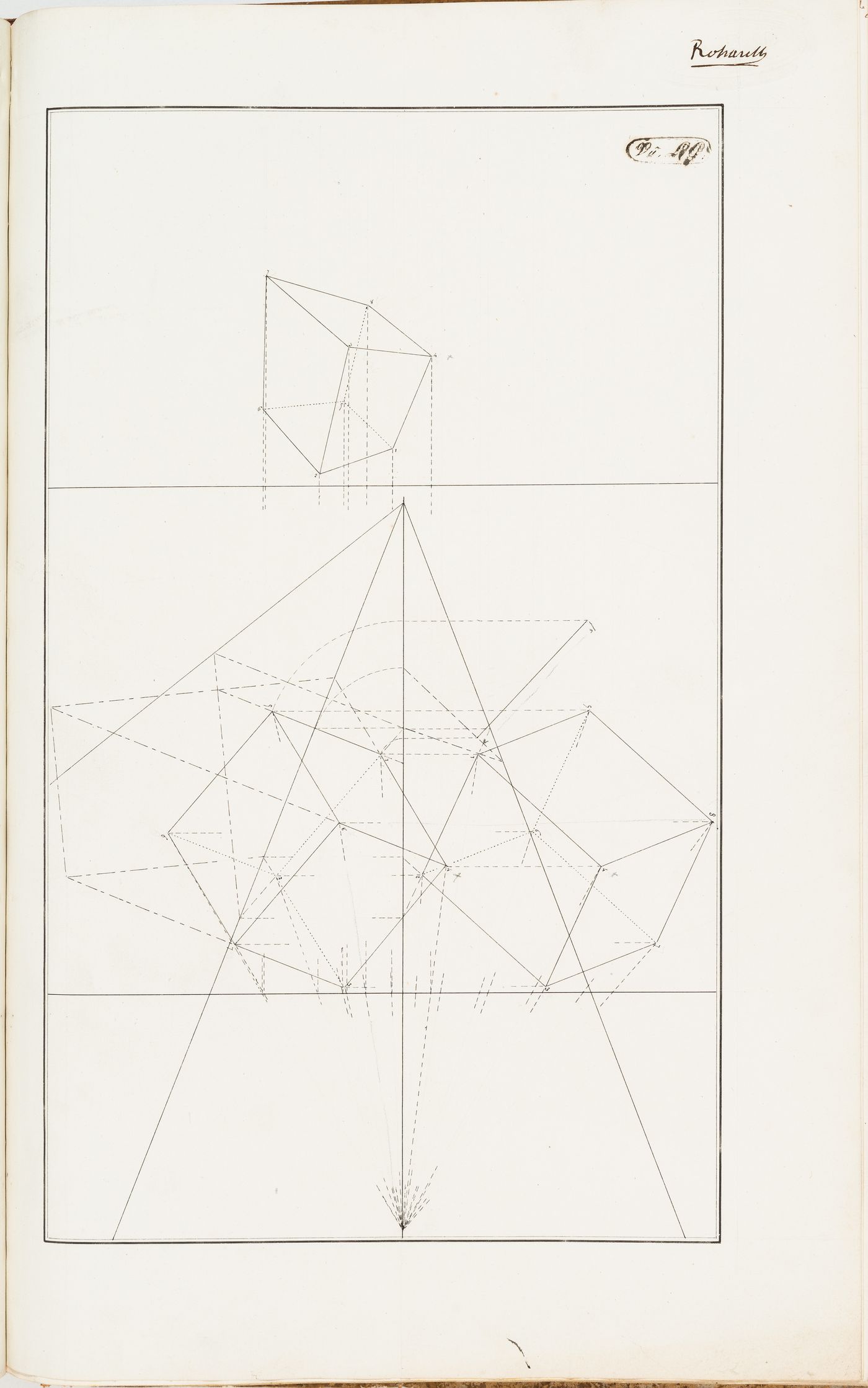 Perspective exercise for cubes