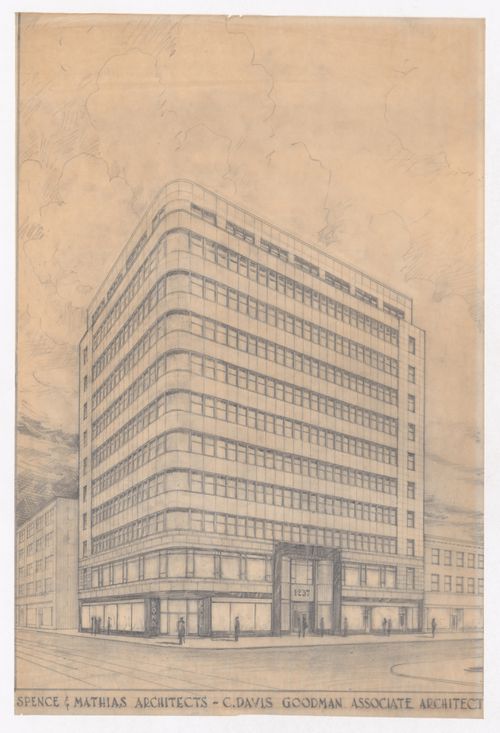 Perspective of the Philips Square Building, Montréal, Québec