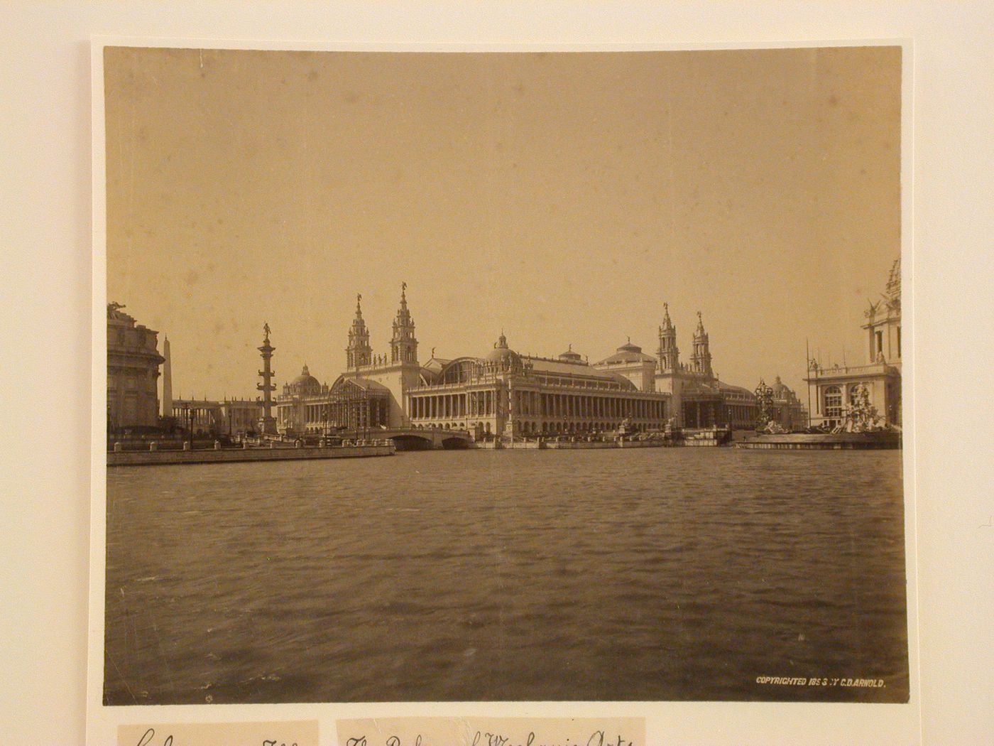 Plate from album of views of Chicago and New York