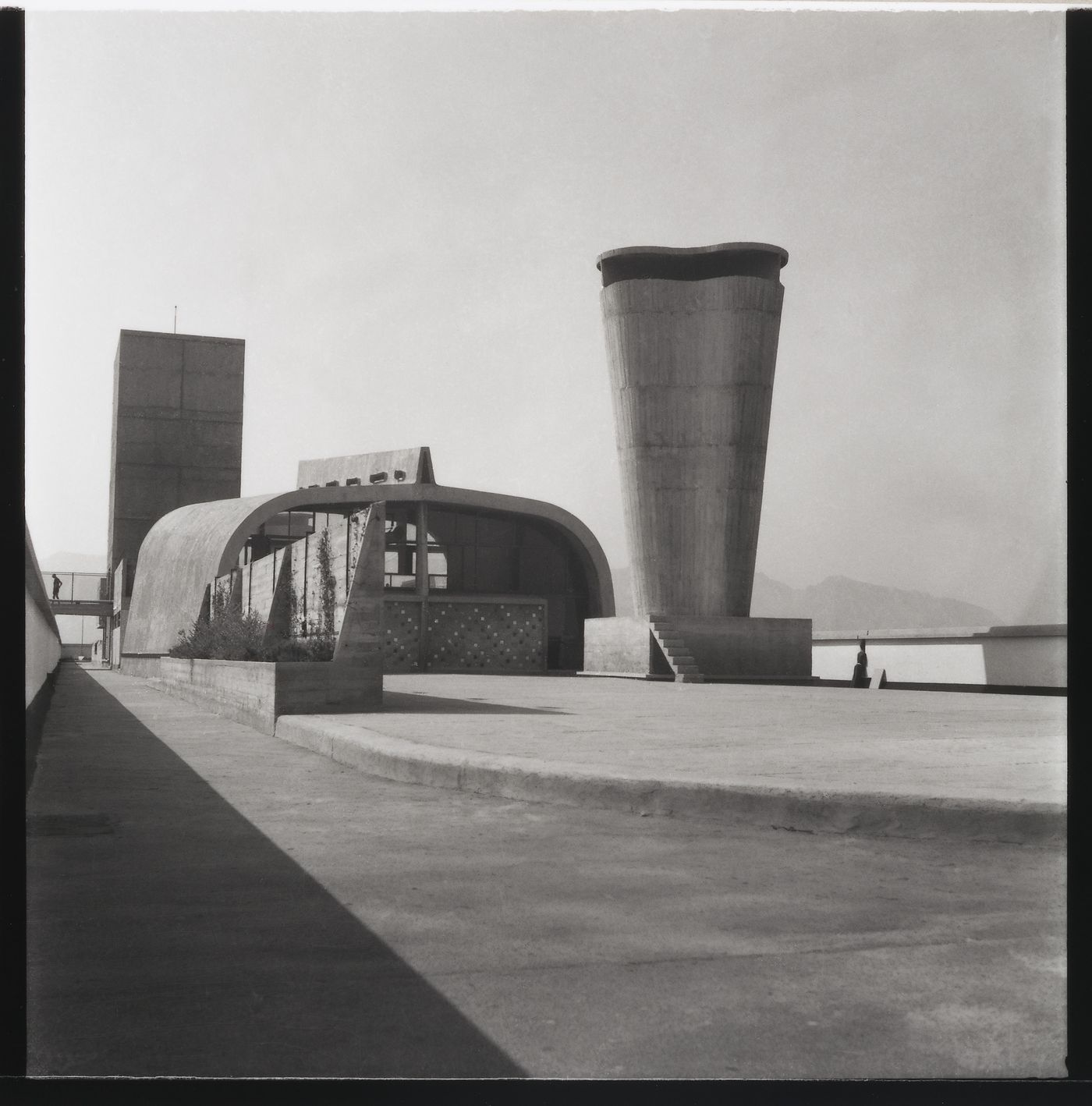 Roof terrace of the Unité d'Habitation, Marseille