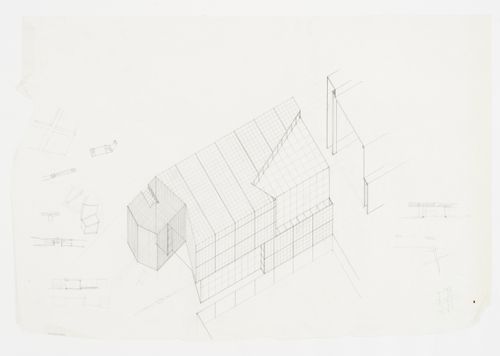 Plan oblique, Biozentrum - Biology Center for the J.W. Goethe University, Frankfurt am Main, Germany