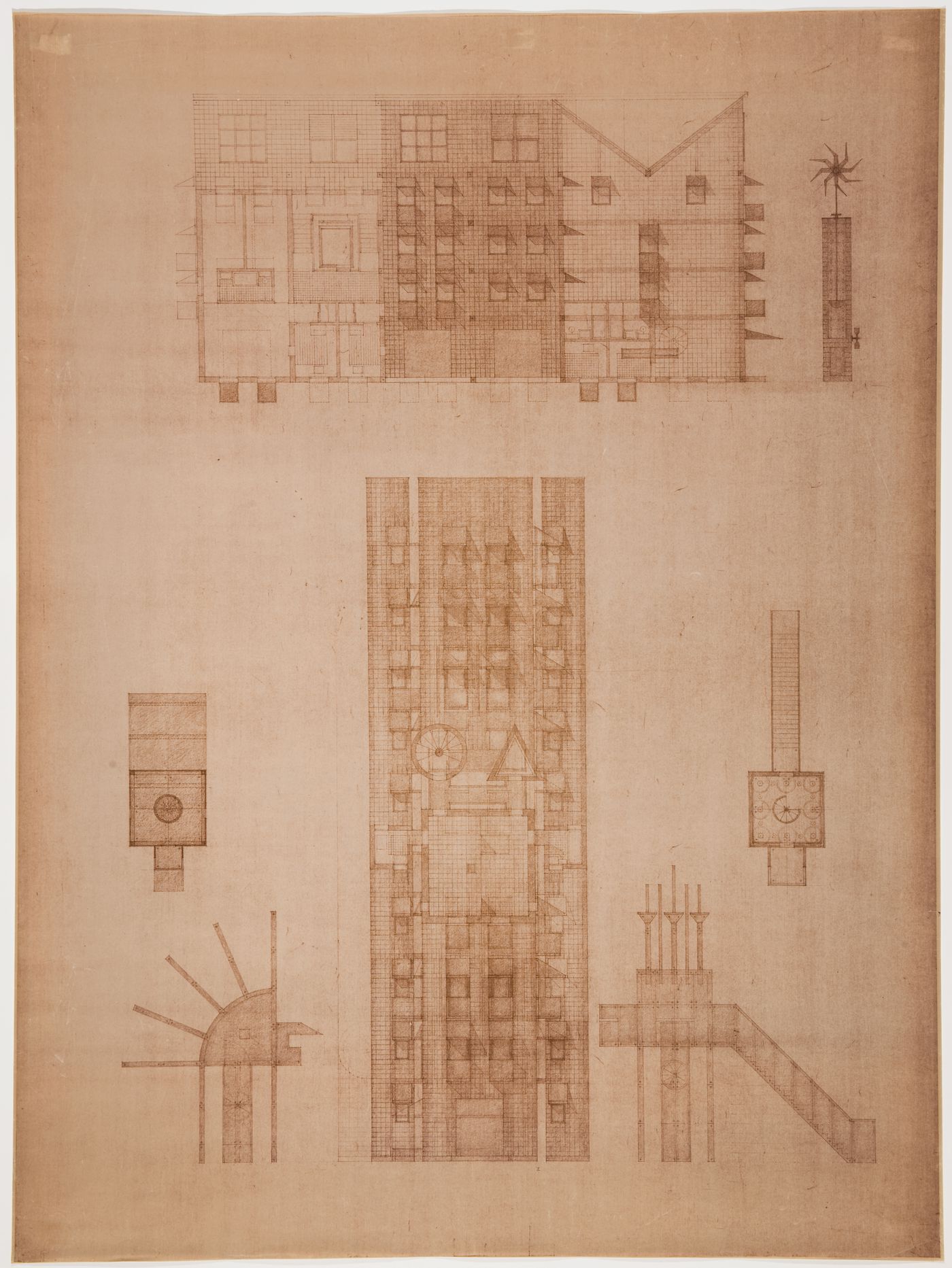 Berlin Tower: Elevations and plans