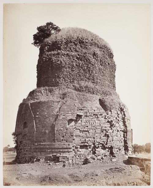 View of the Dhamekh Stupa, Sarnath, near Benares (now Varanasi), India
