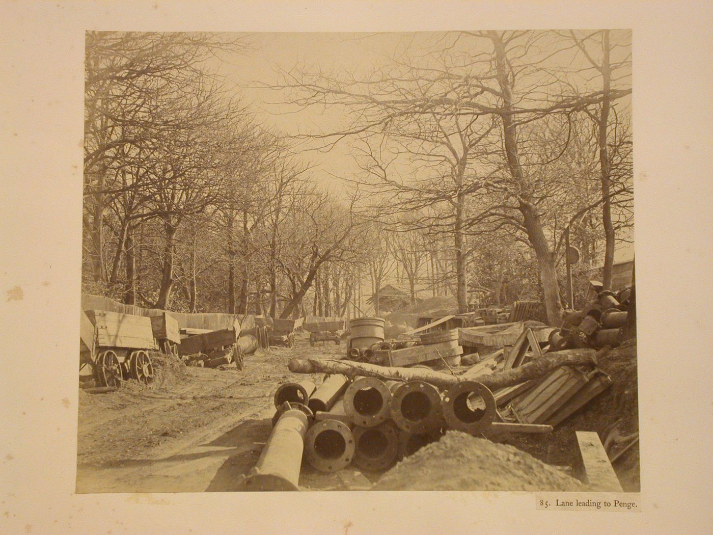 Lane leading to Penge, Crystal Palace, Sydenham, England