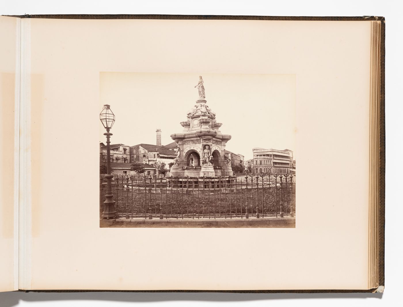 View of the Flora Fountain (now the Hutatma Chowk), Bombay (now Mumbai), India