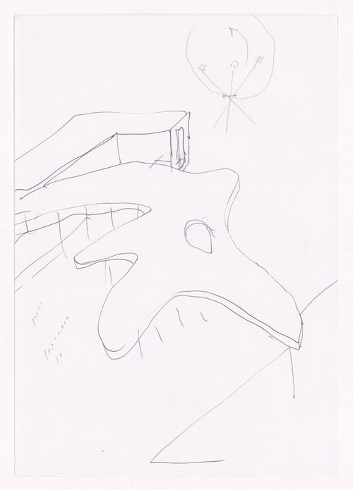 Sketch axonometric view for Estudo Urbanístico da Lagoinha, Belo Horizonte, Brazil