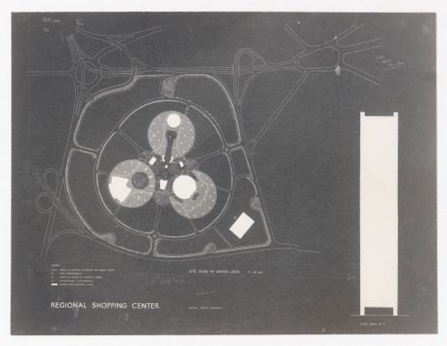 Site plan and detail for Regional Shopping Center