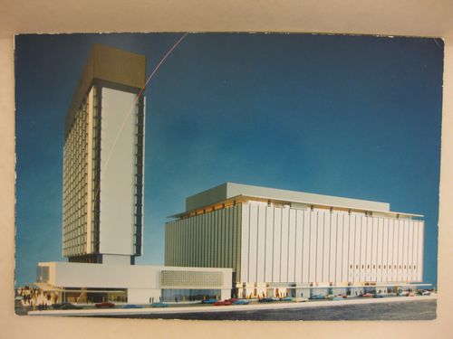 View of a model for the Eaton's Department Store and Office Tower