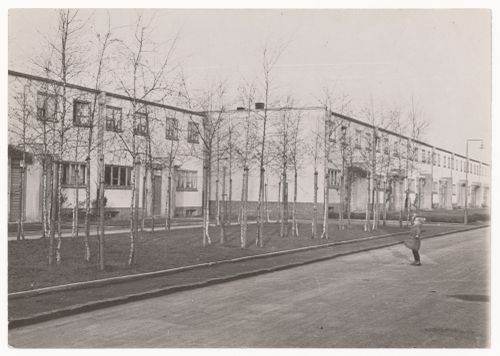 Study of a housing project for a documentary film with the working title 'Frankfurter Siedlungen' [Frankfurt Housing Complexes], Frankfurt am Main, Germany