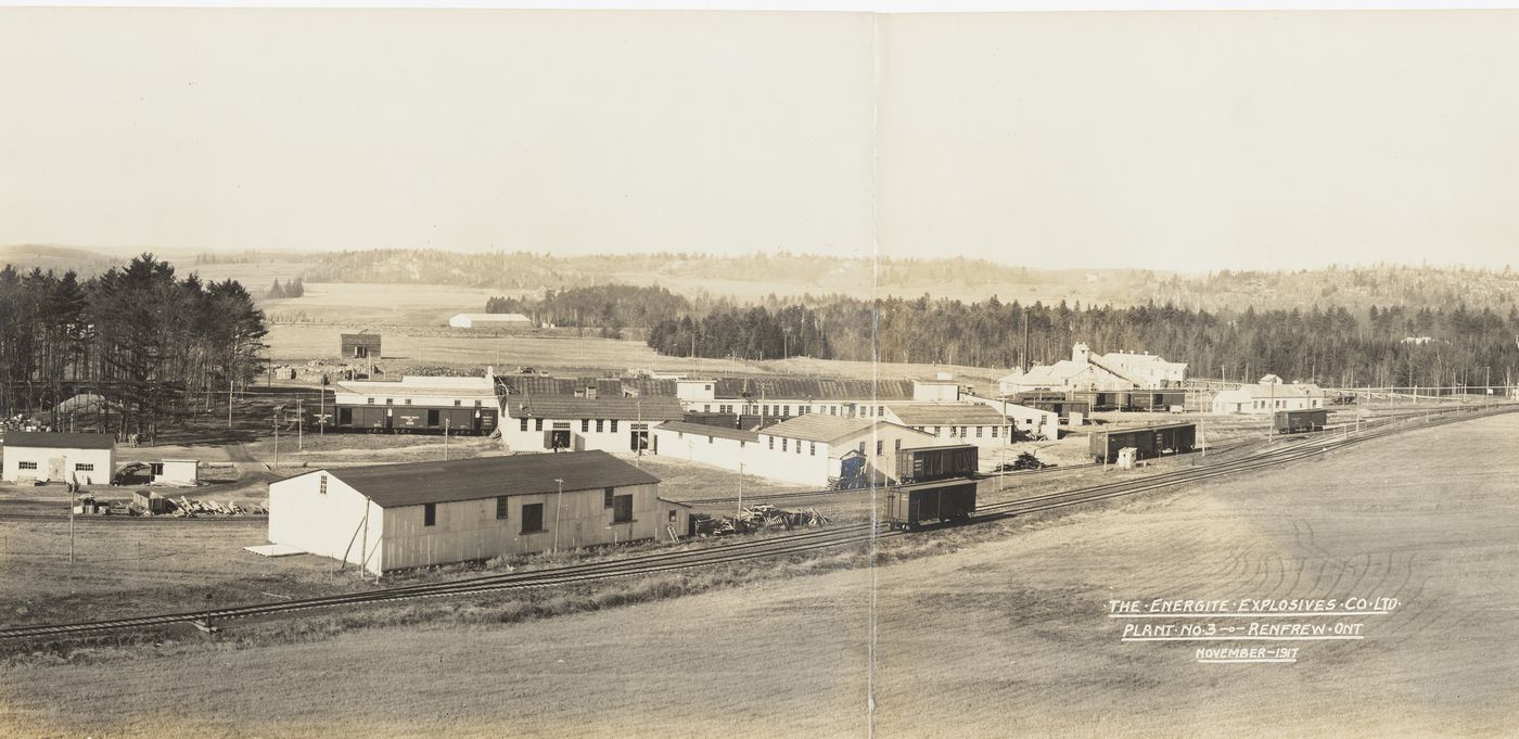 Panorama of the Energite Explosives Plant No. 3 of the Shell Loading ...