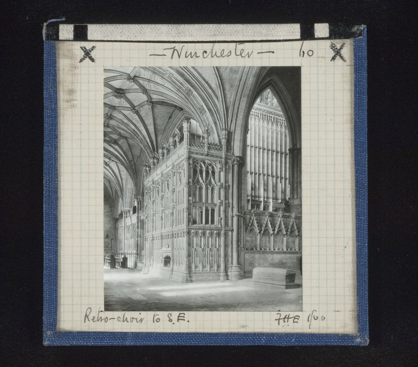 View of retrochoir to southeast, Winchester Cathedral, Winchester, Hampshire, England