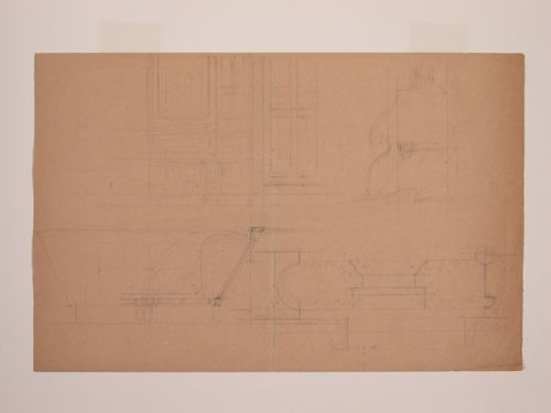 Drwgs rel.to Chateau deLanchneil (?) - details (door, window)