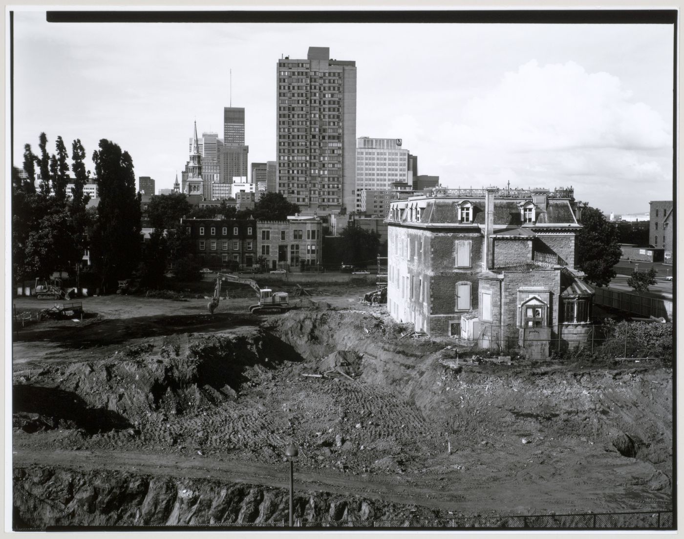 Le site de construction du CCA / The CCA construction site